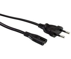 „Value Power Cable“ „Value Power Cable“ Euro 2 kontaktų juodas 1,8 m