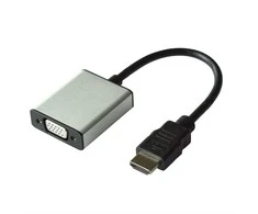 Adapteris AV Value HDMI - D-Sub (VGA) + Jack 3.5mm sidabrinė (12.99.3119)