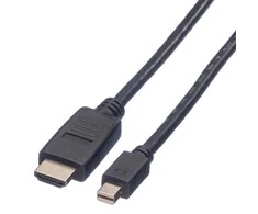 Kabelis Value Rodyti Port mini - juodasis HDMI 3m (11.99.5792)