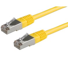 Value VERTĖ PatchCord S/FTP (PiMF) Cat.6 patch kabelis 3m geltonas