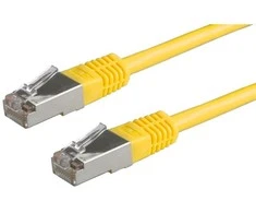Value VERTĖ PatchCord S/FTP (PiMF) Cat.6 patch kabelis 1m geltonas