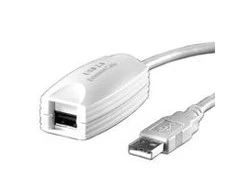 Value Kabelis USB Secomp USB-A - 5 m Baltas (12.99.1100)