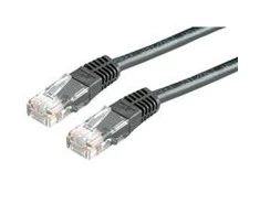 VALUE Kabelis krosowy PatchCord UTP Kat.6 0.5m juoda