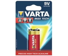 Varta MAX TECH Alkaline 9V Vienkartinė baterija Šarminis