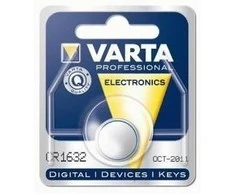 Varta Electronics CR1632 3V 137mAh elementas 6632, 1 vnt.