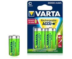 1x2 Varta įkraunamas Accu C Ready2Use NiMH Baby 3000 mAh