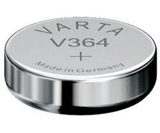 VARTA sidabrinis battery V364 (Type SR60) 1 pcs