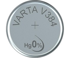 Varta-V384, Vienkartinė baterija, SR41, Sidabro oksidas (S), 1,55 V, 1 vnt., 37 mAh