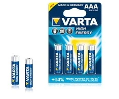 Varta High Energy AAA Vienkartinė baterija Šarminis