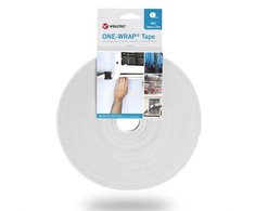 Velcro Taśma VELCRO One Wrap 10 mm, balta, 25 m