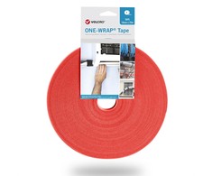 VELCRO® ONE-WRAP® Velcro juosta 25m ir 20mm pločio oranžinė