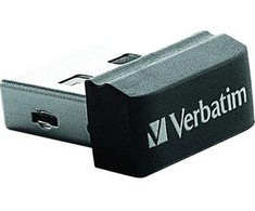 USB atmintis Verbatim 32GB, su OTG adapteriu, juoda / V49822