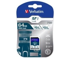 Atminties kortelė Tab Verbatim Pro SDXC 64 GB klasė 10 UHLI / U3 (47022)