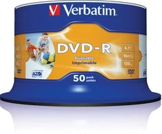 VERBATIM DVD-R DLP 4.7 GB SPINDLE 16X