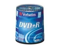 Mediarange Verbatim DVD+R Matt Sidabrinis 4,7 GB 100 vnt