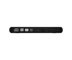 Išorinis otinis įrenginys Verbatim Slimline DVD USB2.0 juodos spalvos 53504