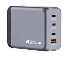 Verbatim – GNC-200 GaN įkroviklis, 4 prievadų, 200 W, USB-A/USB-C