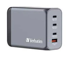 VERBATIM įkroviklis GNC-240 GaN su 4 prievadų 240 W USB oro kondicionieriumi ES / JK / JAV