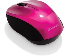 Kompiuterinė pelė Verbatim Go Nano Wireless Mouse Hot Pink/ belaidė