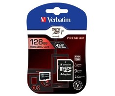 Atminties kortelė Verbatim Micro SDXC 128GB Class 10 su adapteriu