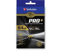 Atminties kortelė Tab Verbatim Pro + Micro SDXC 64 GB klasė 10 UHL- / U1 (44034)