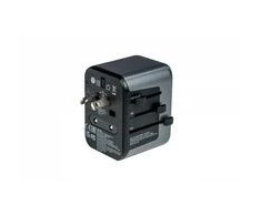 Verbatim – universalus kelioninis adapteris UTA-03 PD30W/QC / 2xUSB / 2xType-C