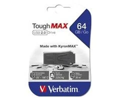 Verbatim ToughMAX USB atmintukas 64 GB USB A tipo 2.0 Juoda