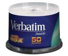 „Verbatim“ CD-R papildoma apsauga, 0,7 GB, 52 x 50 pakuotės velenas