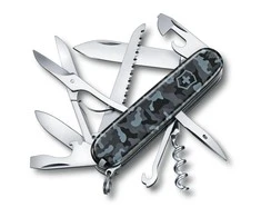 Šveicarija Victorinox Huntsman navy camo peilis