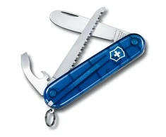 Multifunkcinis Įrankis - Victorinox Vaikų Šveicariškas Armijos Peilis V-0 23 9 Funkcijos Mėlynas Permatomas