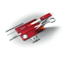Victorinox Įrankių kortelė SwissCard Lite in red transparent