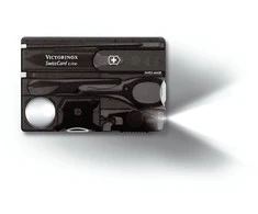 Victorinox SWISSCARD LITE juodas skaidrus