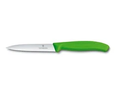 Victorinox Dantytas daržovių peilis, ilgis 100/212 mm - žalias