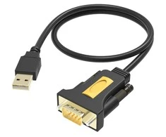 VISION Professional USB-A į nuoseklųjį RS-232 adapteris – 30 METŲ GARANTIJA – Veikia su „Mac“ ir PC – Montuojamas į standartinį COM prievadą – 480 Mbps – Įtampa iki 5 V – Palaiko visus duomenų signalus – USB-A 2.0
