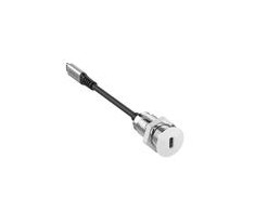 Adapteris USB VivoLink PROUSBCMF0.3SOCKET-W USB-C - USB-C Baltas (PROUSBCMF0.3SOCKET-W)