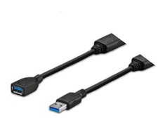 USB kabelis VivoLink USB-A - USB-A 7 m Juodas (PROUSB3AB7C)