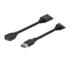 USB kabelis VivoLink USB-A - USB-A 7 m Juodas (PROUSB3AB7C)