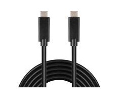 Kabelis USB VivoLink USB-C - USB-C 1.8 m Juodas (PROUSBCMM1.8)