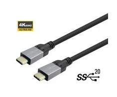 Kabelis USB VivoLink USB-C - USB-C 3 m Juodas (PROUSBCMM3)