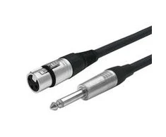 Kabelis VivoLink Vivolink PROAUDXLRFJACKS3 kabelis audio 1 m XLR 6.35mm Juodas