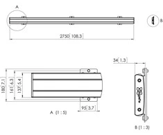Laikiklis Vogel's WH 276.5cm PFB 3427 Adapterbar juodas - Flatscreen Priedas