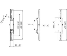 Laikiklis VOGEL'S PFS 3304 Strypai