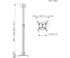 VOGEL'S PPC-1585 Laikiklis projektorius (b)
