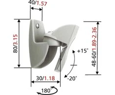 Laikiklis VOGEL'S VLB-500 Laikiklių komplektas sidabrinis