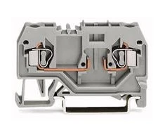 Wago 281-916 Dviejų laidų šynų jungtis 4 mm² pilka 281-916