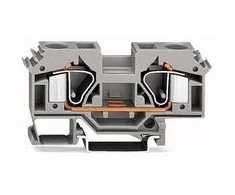 Wago 283-604 Dviejų laidų šynų jungtis 16 mm² mėlyna 283-604