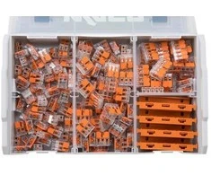 Wago PROFI-SET 221 jungčių rinkinys su L-BOXX mini dėklu (887-952)