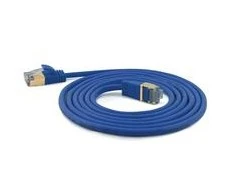 Wantec Patchkabel SSTP CAT7 Ste. CAT6a d=4mm 10,00m blau