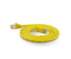 Wantec Patchkabel SSTP CAT7 Ste. CAT6a d=4mm 0,50m gelb