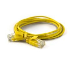Wantec wW pataisomasis kabelis CAT6A rand 2,8 mm UTP geltonas 0,25 m - tinklas - pataisomasis kabelis - 0,26 m - Cat6a - U/UTP (UTP) - RJ- 45 - RJ- 45 - geltonas (7283)